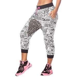 Zumba Harem Capri Workout Pants